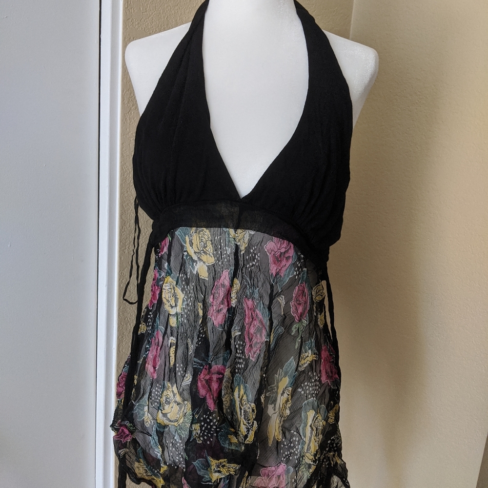 Cute sheer halter
